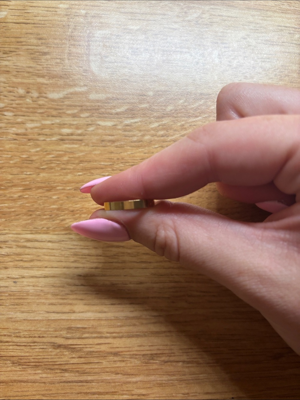 Gold Women's Minimalist Band Ring - Elegant Stackable Jewelry